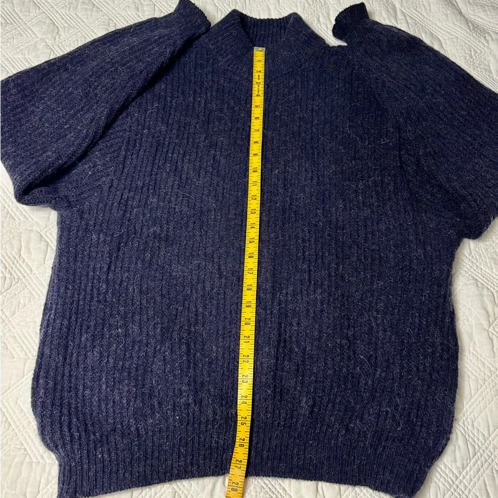 Vintage L.L. Bean Men’s Wool and Alpaca Full Zip Sweater - Large Long (Tall)